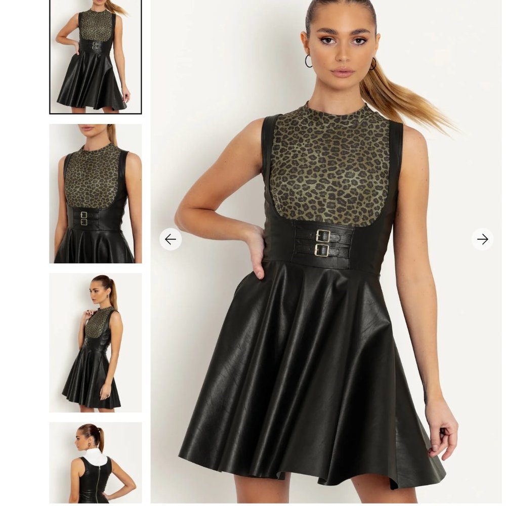 ROUTE 666 UNDERBUST CORSET DRESS - Blackmilk - size S